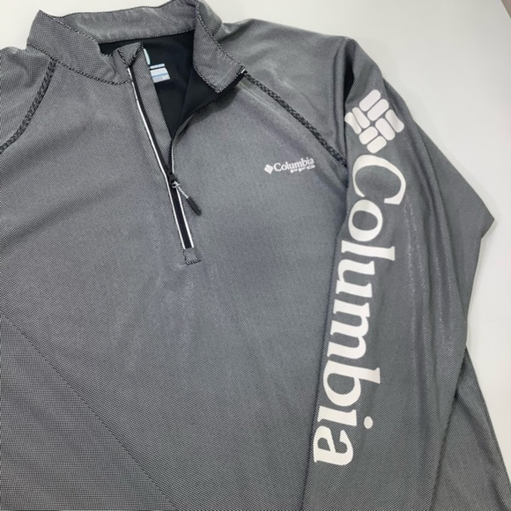 Columbia PFG 1/2 zipper sweat activated cooling outdoor long sleeves shirt SZ S - Picture 9 of 15